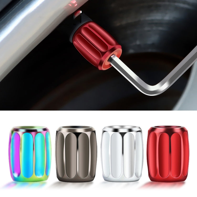 4pcs/set Metal Anti-theft Tyre Core Valve Personalised Conversion Cap