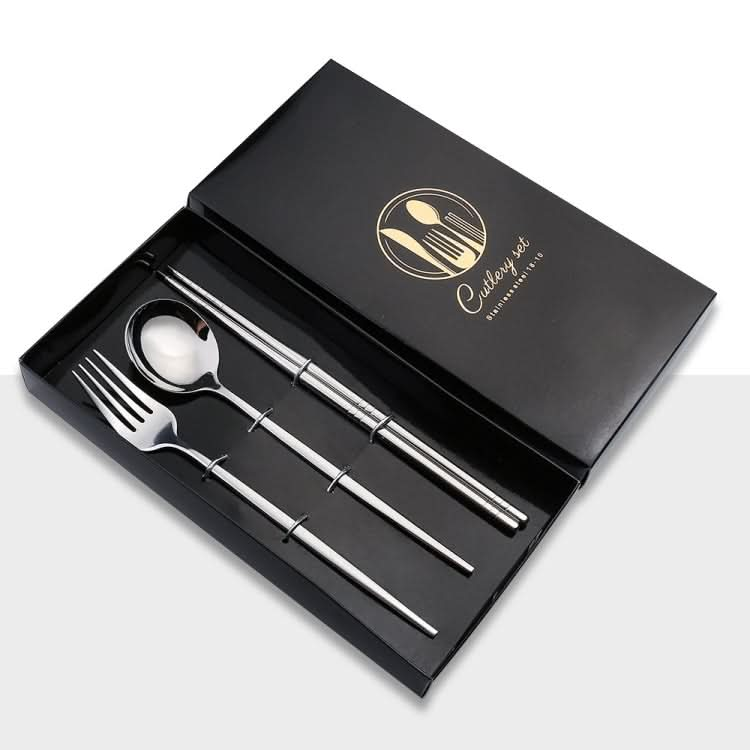 3pcs /Pack Stainless Steel Glossy Mirror Flatware Gift Set-Reluova