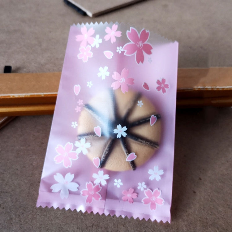 Baking Packaging Frosted Machine Sealed Bags Cherry Blossom Pattern Cookie Bags My Store