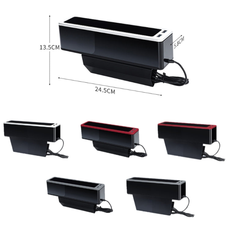 Car Seat Gap Storage Box with 2 USB Charging Port ÎҵÄÉ̵ê