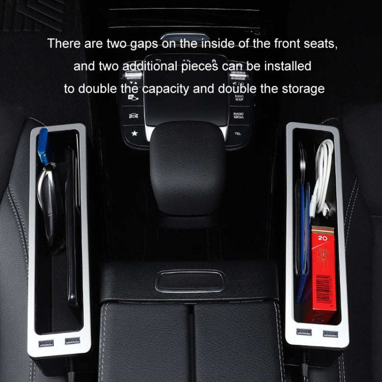 Car Seat Gap Storage Box with 2 USB Charging Port ÎҵÄÉ̵ê