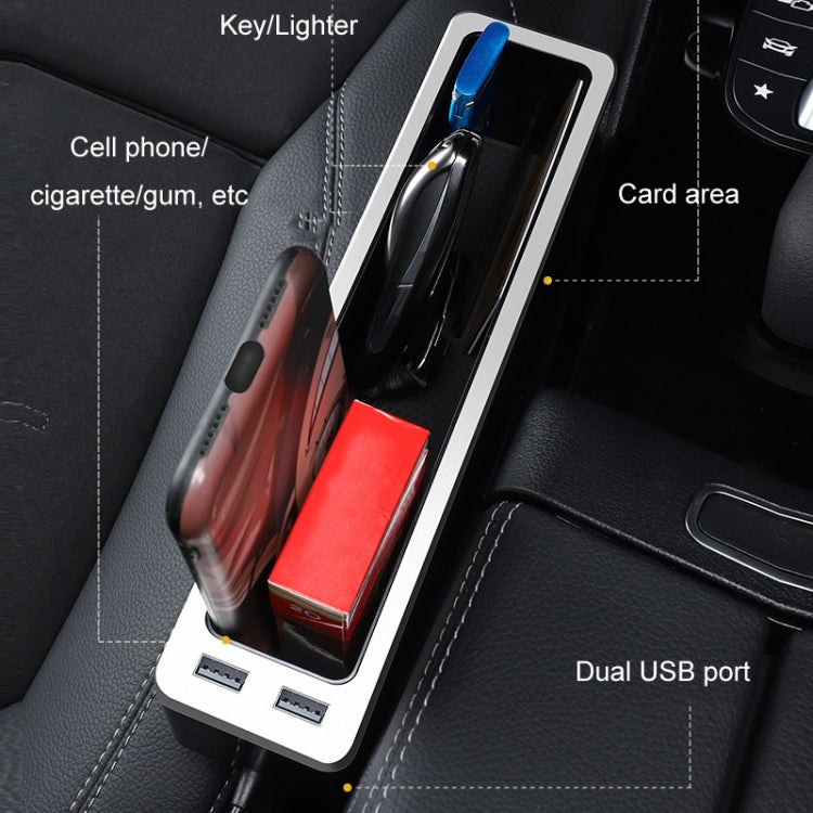 Car Seat Gap Storage Box with 2 USB Charging Port ÎҵÄÉ̵ê