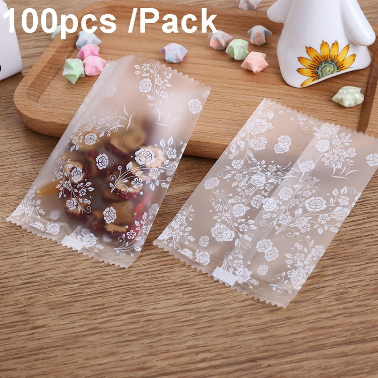 Translucent Frosted Flower Tea Packaging Bags Biscuit Machine Sealed Plastic Bags My Store