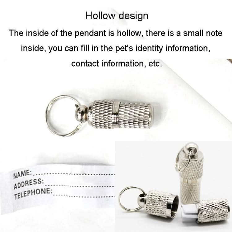 Pet ID Tag Pendant Dogs Cats Anti Loss Hanging - Reluova