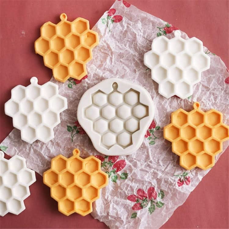 Honeycomb Block Textured Silicone Mold Bee Fondant Chocolate Cake Mold Reluova