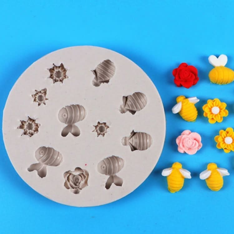 Honeycomb Block Textured Silicone Mold Bee Fondant Chocolate Cake Mold Reluova