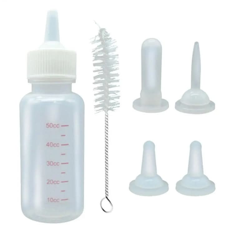 Newborn Pet Soft Nipple Milk Bottle Set Puppy Cats Feeding Supplies - Reluova