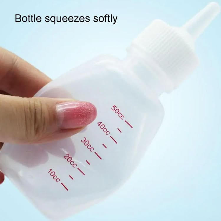 3pcs /Set 50ml Newborn Pet Soft Nipple Milk Bottle Set Puppy Cats Feeding Supplies-Reluova