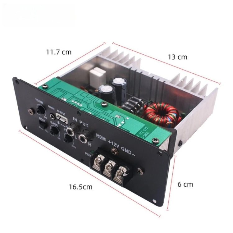 Car Audio Modification Ultra-thin Subwoofer Audio Amplifier Board RMS80W