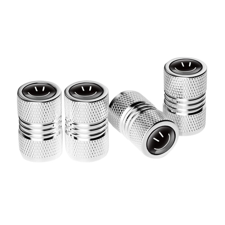 4pcs /Set Smile Metal Tire Valve Caps Automobile Modification Universal Valve Core Cover ÎҵÄÉ̵ê