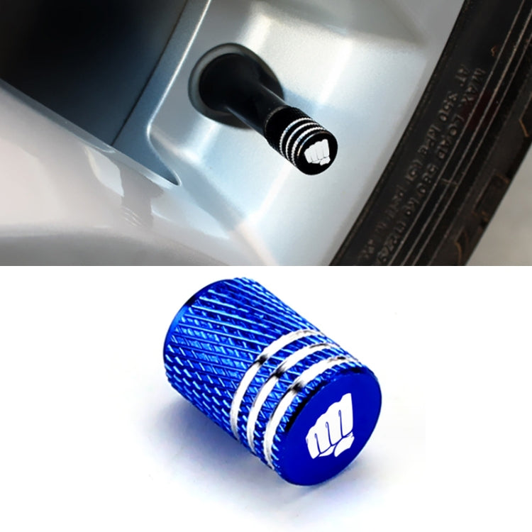 Laser Power Gesture Motivational Fist Car Tire Valve Cap