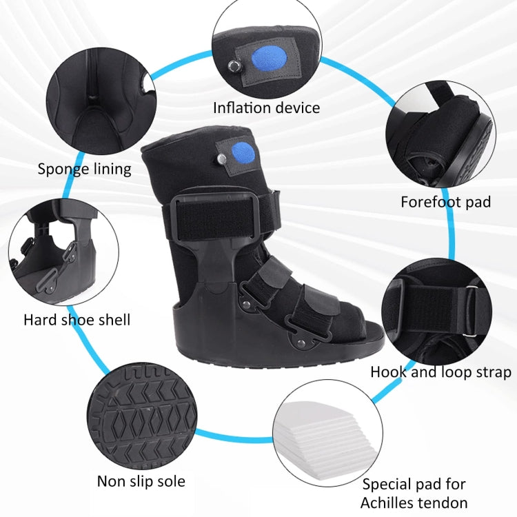 Tall Orthopedic Walking Boot Ankle Fracture Fixation Brace With Gas Bag My Store