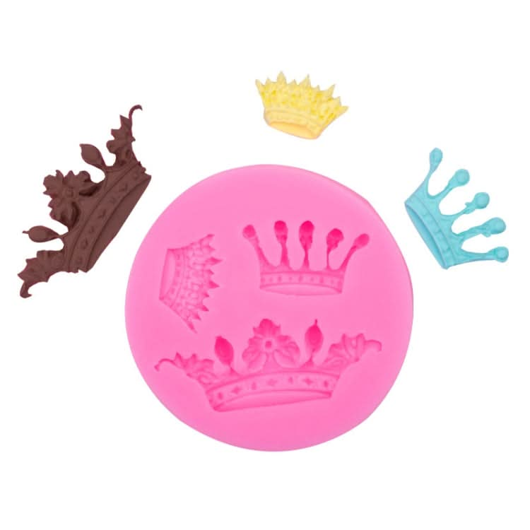 Crown Shape Cake Decorating Mold DIY Chocolate Fondant Silicone Mold Clay Tools Reluova