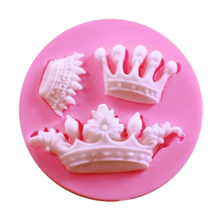 Crown Shape Cake Decorating Mold DIY Chocolate Fondant Silicone Mold Clay Tools Reluova