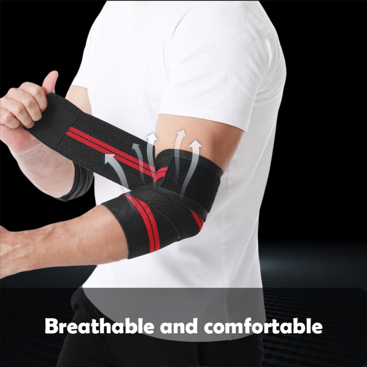 Compression Elbow Bandage Wrap Sports Elbow Protector 120x8cm