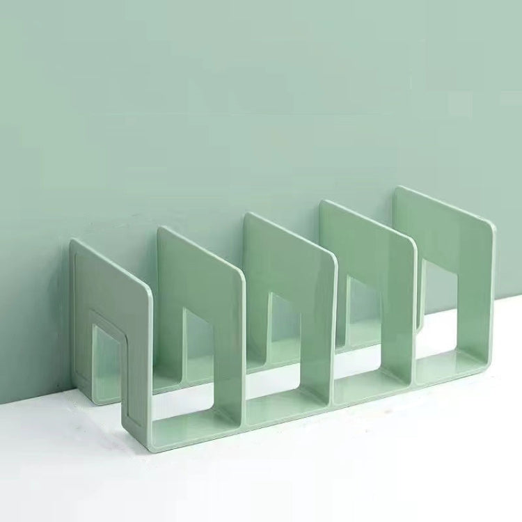 Acrylic Desktop Bookend Book Storage Rack Office Stationery Bookshelf My Store