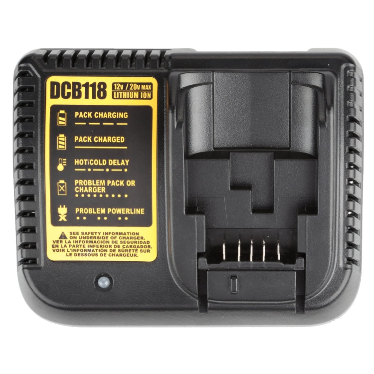 DCB118 For Dewalt 12V-20V Electric Tool Battery Charger