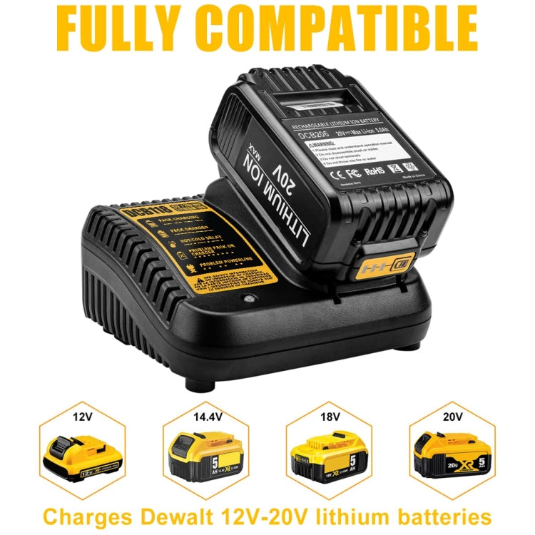 DCB118 For Dewalt 12V-20V Electric Tool Battery Charger