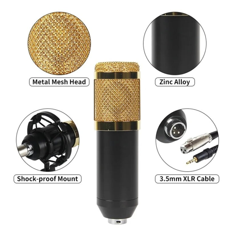 Audio Condenser Mic Studio Singing Microphone Reluova