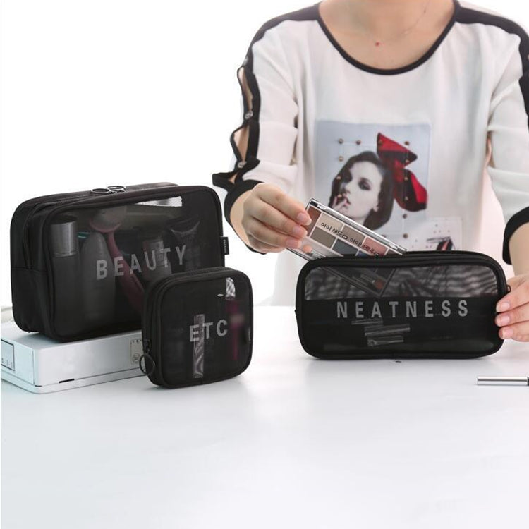 Travel Waterproof Toiletry Bag Portable Transparent Handheld Cosmetic Bag My Store