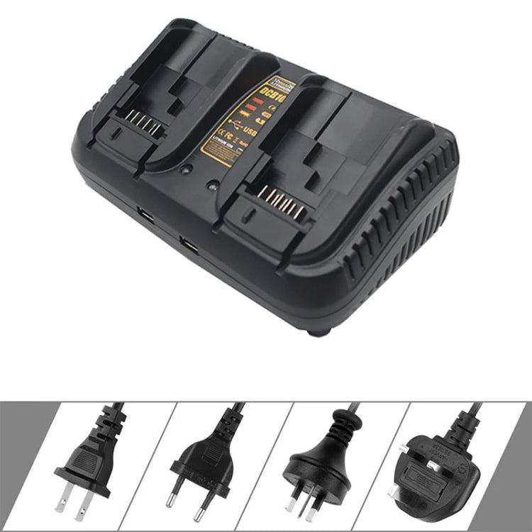 DCB102 For DeWalt 10.8V-20V Lithium Battery Dual Charger