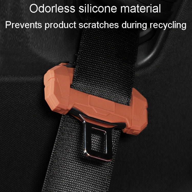 Car Seatbelt Buckle Protective Cover Anti Scratch Silicone Protector For Safety Belt Plugs