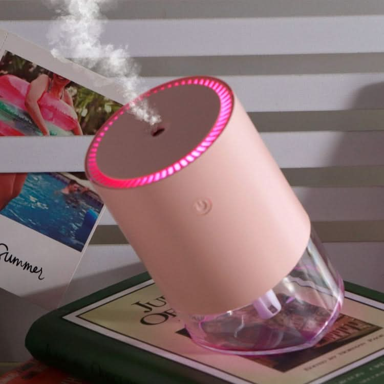 350ml Ultrasonic Air Humidifier Mini Angle Adjustment Car Air Purifier-Reluova