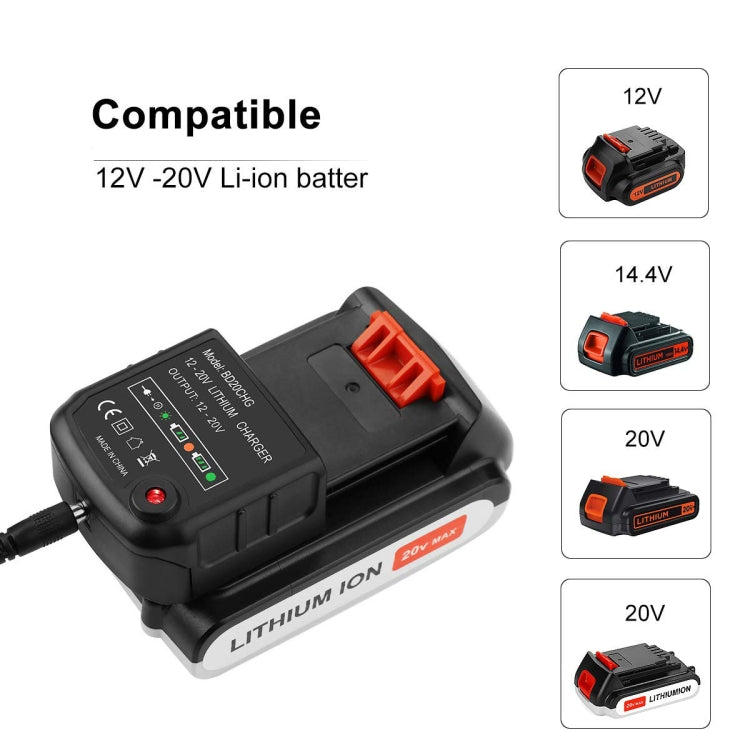 BD20CHG For Battery 20V Lithium Battery Charger Electric Tool Accessories