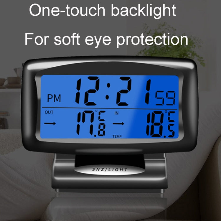 LCD Night Light Car Clock Automotive Electronics Inside And Outside Dual Thermometer ÎҵÄÉ̵ê