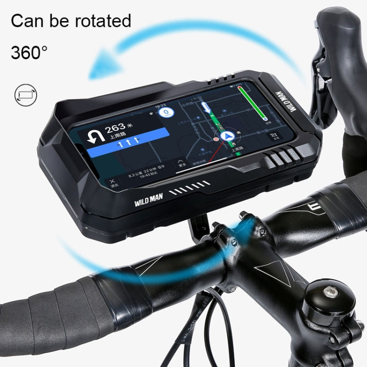 WILD MAN FK1 0.5L Mountain Bike Waterproof Phone Touch Screen Handlebar Bag Bike Holder Bag Reluova