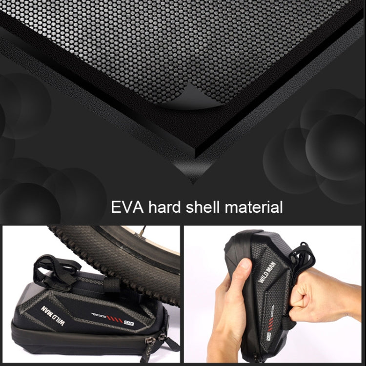 WILD MAN X1 1L EVA Hard Shell Bicycle Phone Touch Screen Handlebar Bag Waterproof Cycling Bag Reluova