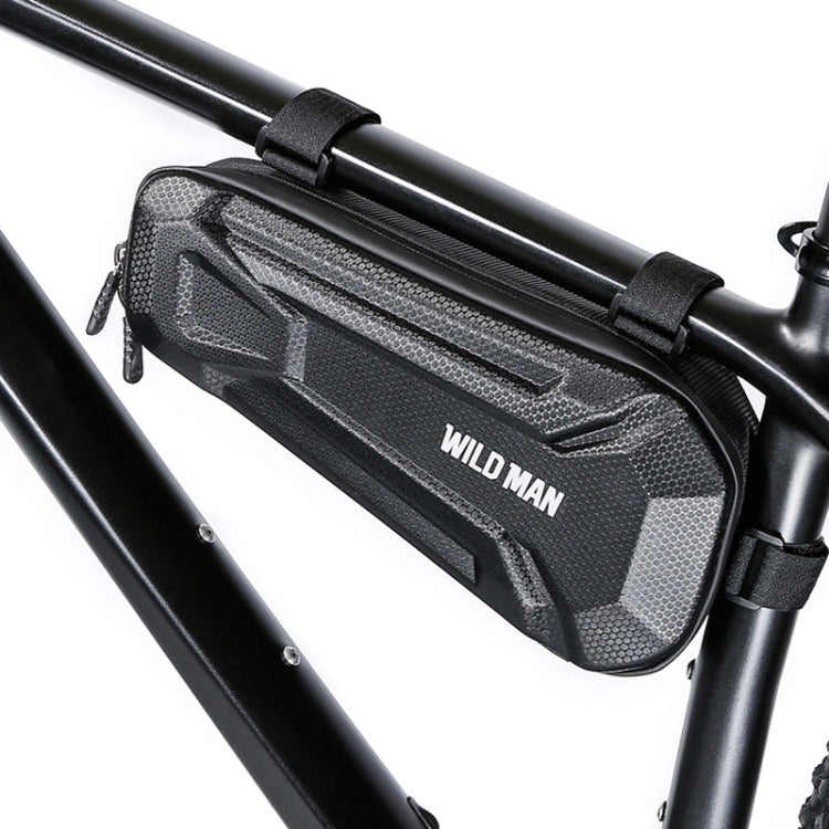 WILD MAN XT9 1.8L EVA Hard Shell Bike Front Beam Triangle Bag Electric Vehicle Waterproof Bag Reluova