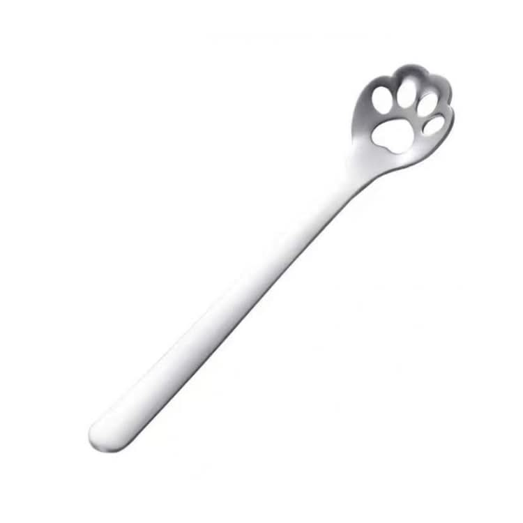 Stainless Steel Coffee Stirring Spoon Ice Cream Cartoon Cat Paw Spoon Reluova