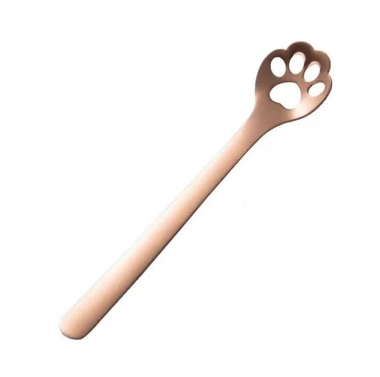 Stainless Steel Coffee Stirring Spoon Ice Cream Cartoon Cat Paw Spoon Reluova