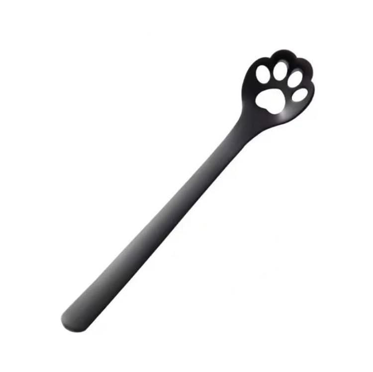 Stainless Steel Coffee Stirring Spoon Ice Cream Cartoon Cat Paw Spoon Reluova