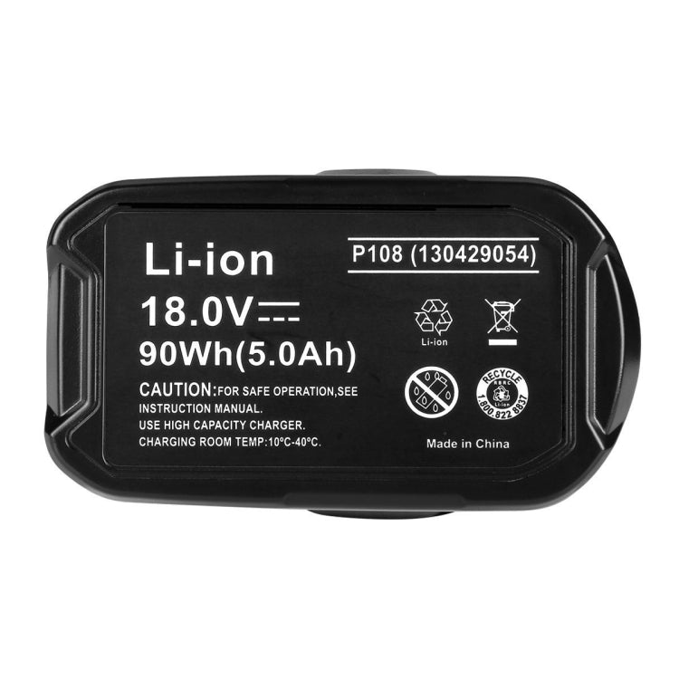 18V Lithium Battery for Power Drill, For RYOBI P108 / BPL-1815 / BPL-1820G / P102 / P103