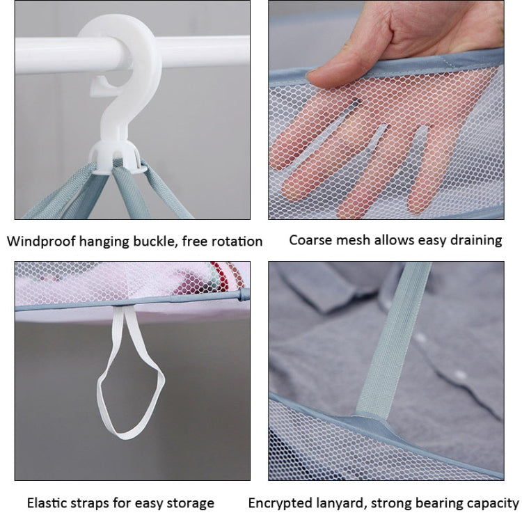 Foldable Drying Clothes Net Hanging Sweater Drying Rack