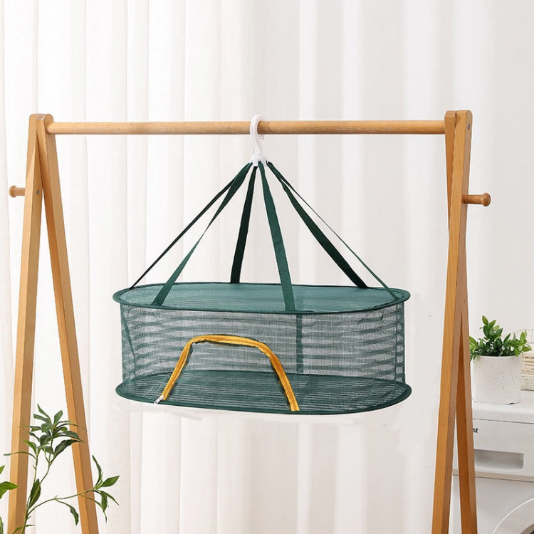 40 x 60cm  Foldable Drying Fishing Vegetables Fish Net Hanging Clothes Drying Storage Shelf