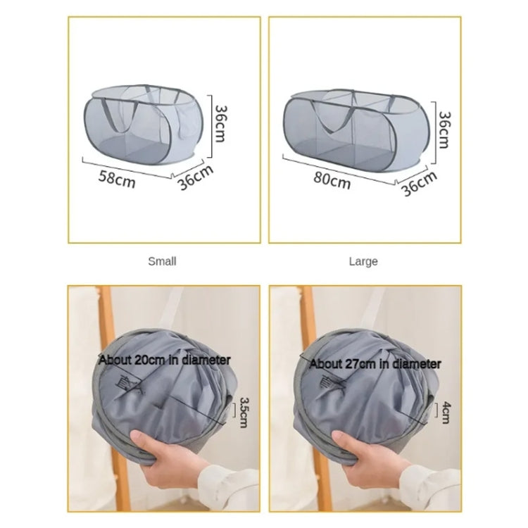 Foldable Storage Basket Household Layered Thickened Dirty Laundry Basket