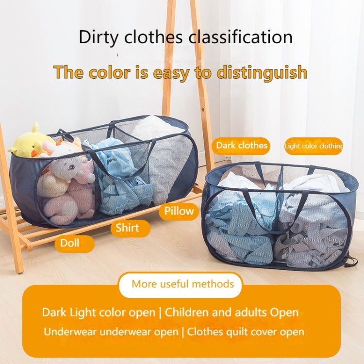 Foldable Storage Basket Household Layered Thickened Dirty Laundry Basket