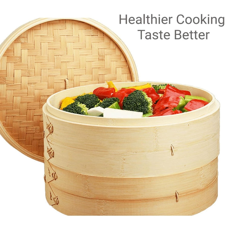 Bamboo Bun Steamer Food Veggie Steamer Basket Reluova