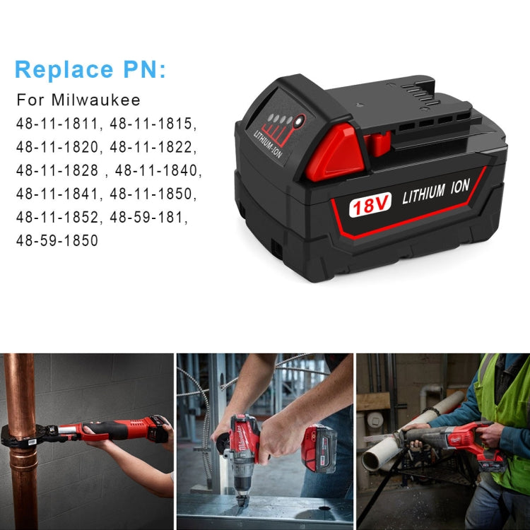 For Milwaukee 48-11-1811 / 48-11-1815 / 48-11-1820 18V Power Lithium Battery Electric Tool Accessories My Store