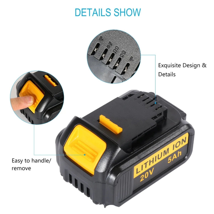 For Dewalt DCB180 / DCB181 / DCB200 20V Electrical Tools Spare Battery My Store