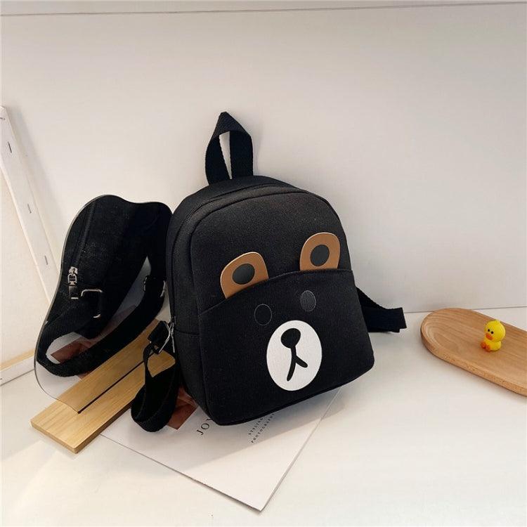 Cartoon Kindergarten Schoolbag Boys And Girls Baby Cute Canvas Shoulder Bag