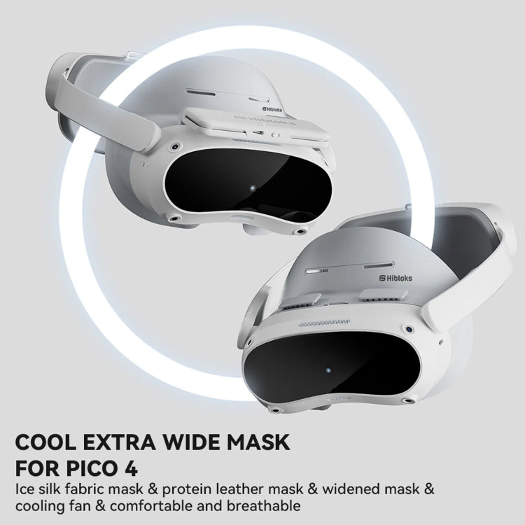 For PICO 4 Hibloks VR Glasses Face Cushion Protector Pad With Fan Reluova