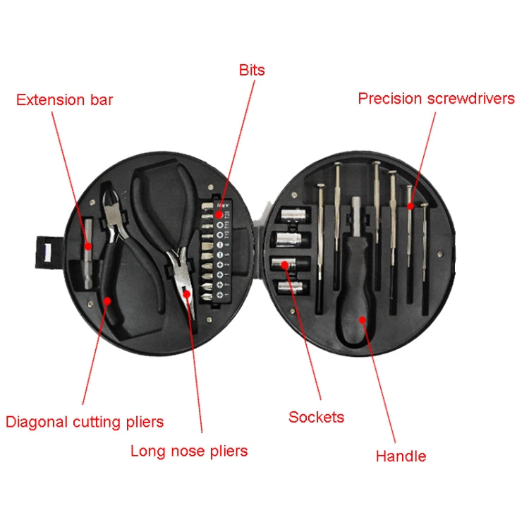 24 In 1 Tire Shaped Tool Set Home Hardware Utility Combinations-Reluova