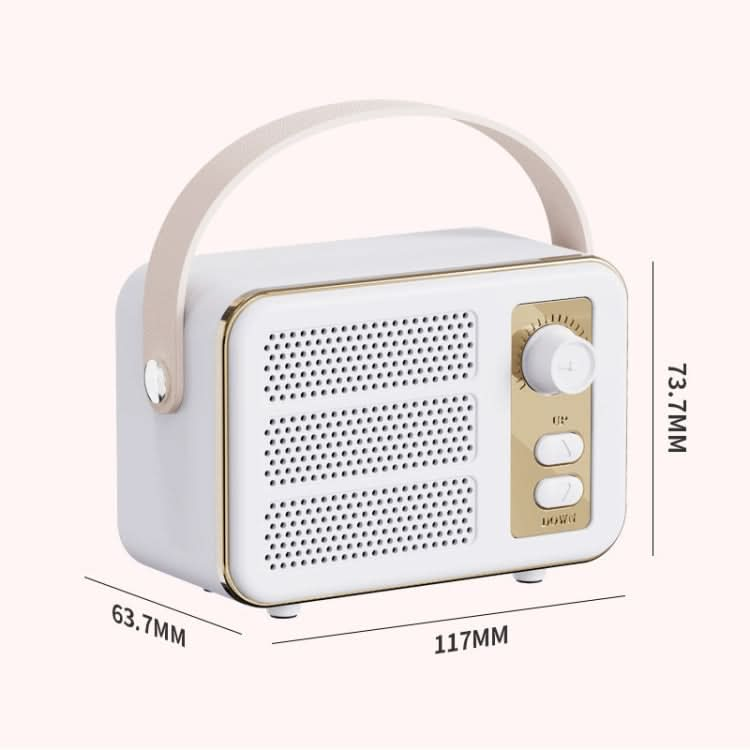 Mini Retro HIFI Level Stereo Sound Handheld Portable Bluetooth Speaker