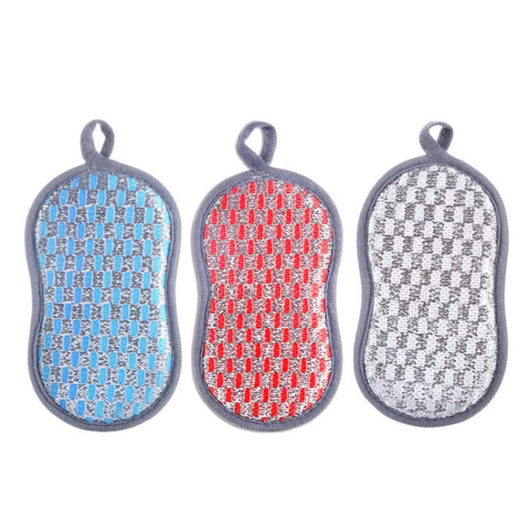 5pcs Double-sided Absorbent Kitchen Dishwashing Sponge Multifunctional Cleaning Rag-Reluova