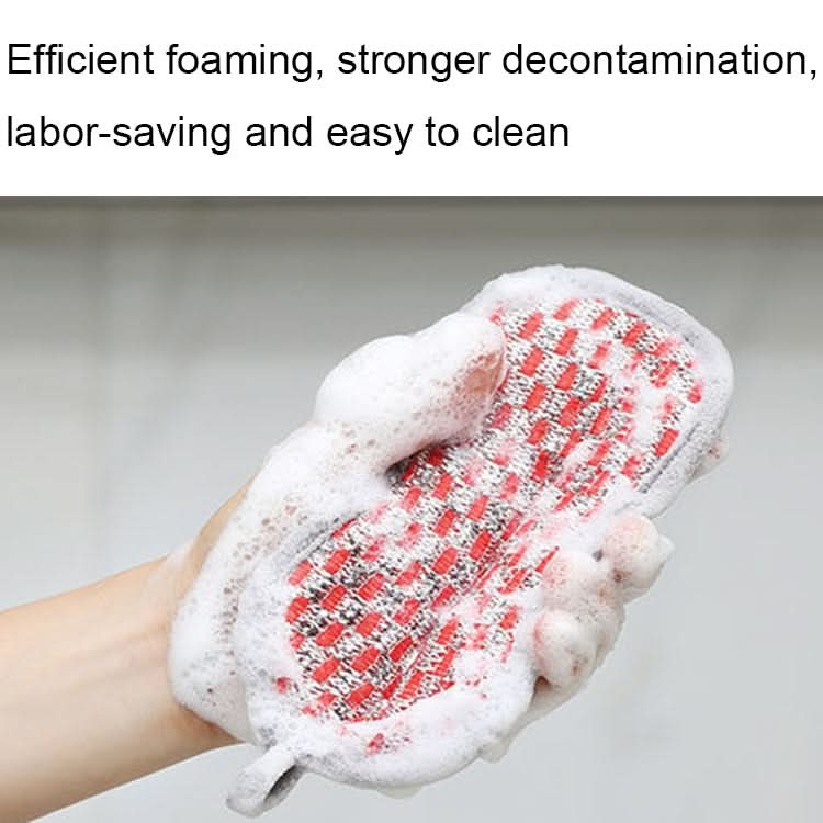 5pcs Double-sided Absorbent Kitchen Dishwashing Sponge Multifunctional Cleaning Rag-Reluova