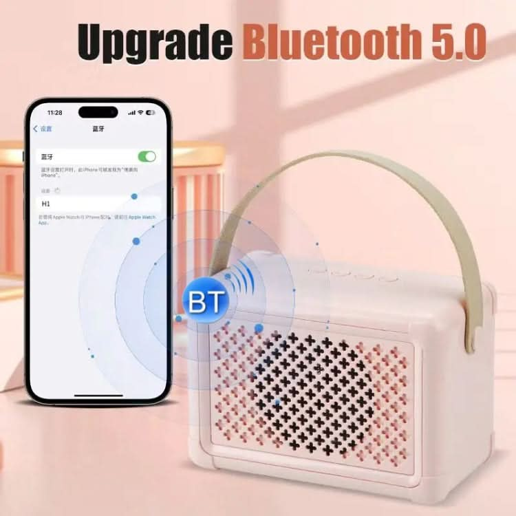 Portable Bluetooth Speaker Home Mini Karaoke Audio